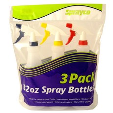 SPRAYCO 噴霧瓶霧化器 946.4ml, 3片, 藍色,黃色,紅色