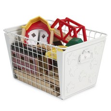 SPECTRUM McClean Air Plain籃子廚房儲物籃, 白色的