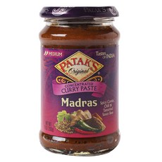 Patak's 無麩質素食馬德拉斯濃縮咖哩醬, 1罐, 283g