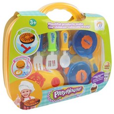 睿 手提廚房組 家家酒餐具廚房組 NO.551-7 家家酒系列, Multi-color, 一組入