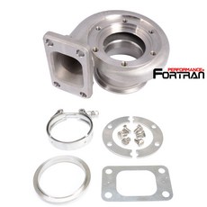 FORTRAN 白鐵渦輪排龜 For Garrett GT3540 GT3582 GTX3582 GEN2 T3 V-BAND, .63