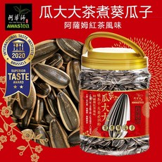 阿華師 瓜大大阿薩姆紅茶風味葵瓜子12罐/箱, 400g, 12盒裝