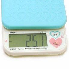 日式高精度電子秤0.3-3kg MA-1Q 廚房料理秤 烘焙專用 精準測量, 1個