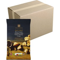 COOP 洋芋片 切達乳酪&紅洋蔥酸辣醬口味, 6個, 150g