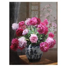 榮華富貴手繪油畫 60x80cm VF-151, 詳見包裝