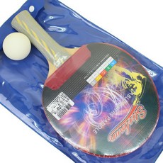 鐵人牌 桌球拍 P3035 桌拍 (負手板 刀板) 台灣製 附球 乒乓球拍, 1個