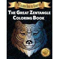 The Great Zentangle Coloring Book: A Coloring Book for Grown-ups 平裝版, Lasting Happiness, 英文
