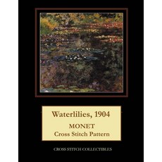 (英文圖書) Waterlilies 1904: Monet Cross Stitch Pattern 平裝版, Independently Published, 英文