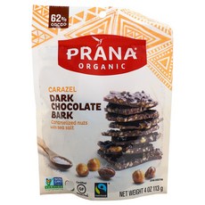 PRANA 黑巧克力脆片 焦糖堅果&海鹽, 1包, 113g
