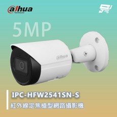 昌運監視器 大華 紅外線網路攝影機 IPC-HFW2541SN-S, 1個, 數量