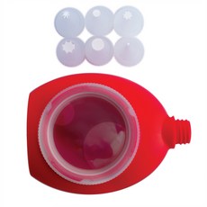 NORPRO 矽膠糖衣裝飾盒 7 件套, 1個, 紅色的