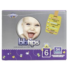 bbtips 黏貼型尿布, 第6階段, 54片