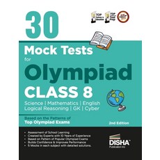 (英文圖書) 30 Mock Test Series for Olympiads Class 8 Science Mathematics English Logical Reasoning G... 平裝版, Aiets Com Pvt Ltd, 英文