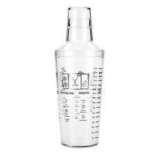 ture 塑膠配方雞尾酒雪克杯, 1個, 透明