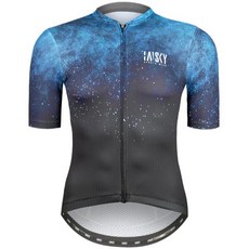 BAISKY百士奇 男款短車衣 幻境藍 舒適透氣排汗 自行車衣