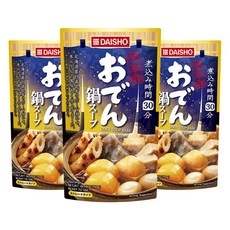 DAISHO 大逸昌 關東煮鍋湯底, 3包, 750g