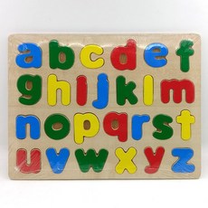 木製拼圖 小寫字母abc, 26