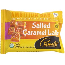 PAMELA'S PRODUCTS Ambition Bar 咸焦糖拿鐵, 1入, 40g