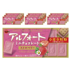 BOURBON 北日本 Alfort迷你巧克力草莓口味 12入, 10個