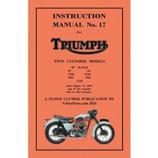 (英文圖書) TRIUMPH 1956-1962 PRE-UNIT 650cc & 500cc TWINS - FACTORY MANUAL No.17 平裝版, Veloce Enterprises, Inc., 英文