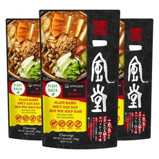 Ippudo Plant Based火鍋湯底 香辣擔擔風味, 3個, 750g