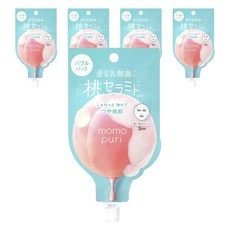 BCL momo puri 彈潤蜜桃泡泡面膜, 5包, 1包