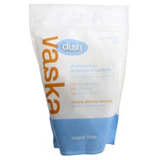 Vaska 洗碗機用洗碗粉錠 無香, 20入