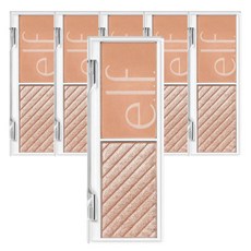 e.l.f. 臉部雙色打亮+腮紅 4.6g, 6入, White Peach