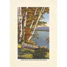 (英文圖書) Vintage Lined Notebook Greetings from Northern Wisconsin 平裝版, Found Image Press, 英文