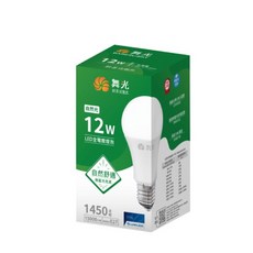舞光 居家12W自然光LED燈泡 E27燈頭 1450流明 自然舒適 無藍光, 白色的, 10個