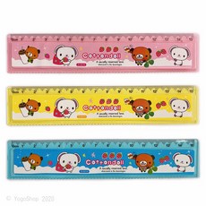 東奇 15cm直尺 D-0014 可愛動物尺 卡通尺 塑膠尺 事務尺 學生尺 學生文具獎品, 1, 1個