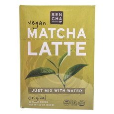 SENCHA NATURALS 素食抹茶拿鐵沖泡粉, 12件, 30克