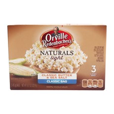 ORVILLE REDENBACHER 爆米花 奶油海鹽口味 3入, 1盒, 228.9g