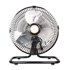 雙星牌10吋鋁葉桌扇，台灣製造，強勁風力，節能省電，辦公室/居家適用, 黑色