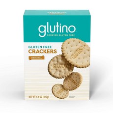 glutino 無麩質蘇打餅 原味, 1盒, 125g