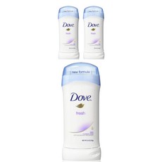 Dove 多芬 保濕止汗體香膏 清新款, 3個, 74克