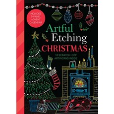 (英文圖書) Artful Etching: Christmas 平裝版, Thunder Bay Press, 英文