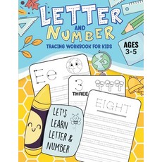 (英文圖書) Letter and Number Tracing Workbook: Practice Pen Control with Letters - Traceable Letters for... 平裝版, Writat Publisher, 英文