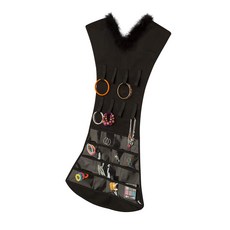 honey can do 小洋裝珠寶收納包 黑色, 1個