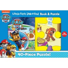 Nickeldeon Paw Patrol: Little First Look and Find Book & Puzzle Board Books, Pi Kids, 英文, 硬頁書