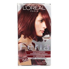 L'OREAL PARiS 巴黎萊雅 Feria永久染髮劑, 1盒, Auburn Brown