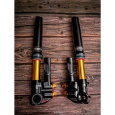 智杰 GJMS FS-X 頂級倒叉組 前避震器 含鋁合金專用三角台