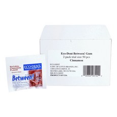 ECODENT 生態凹痕之間!牙膠肉桂, 50包, 2.5g