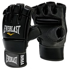 EVERLAST MMA 踢拳擊手套, 黑色的
