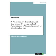 (英文圖書) A Policy Framework for a Provincial User-centric SDI to support Land Administration in Vietna... 平裝版, Grin Verlag, 英文
