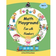 (英文圖書)Math Playground: Fun with Numbers - Math Activity Book for Kids 平裝版, Print N Prose Books, 英文