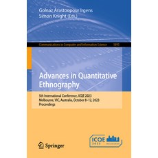 (英文圖書) Advances in Quantitative Ethnography: 5th International Conference Icqe 2023 Melbourne Vic... 平裝版, Springer, 英文