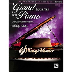 凱翊︱AF Grand favorites for piano book 5 鋼琴教材 第五冊 中級程度 古典民謠改編, Alfred Music, Grand系列喜愛鋼琴曲集