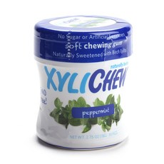 Xylichew 軟口香糖, 78g, 1罐, Peppermint