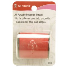 SINGER 勝家 素色針織線, 137m, 紅色的